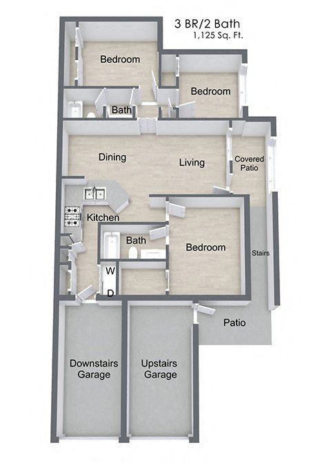 3 Bedroom Floor Plan
